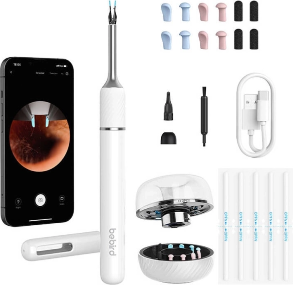 Bebird Note 5 Pro otoskop s kamero za čiščenje ušes – bel