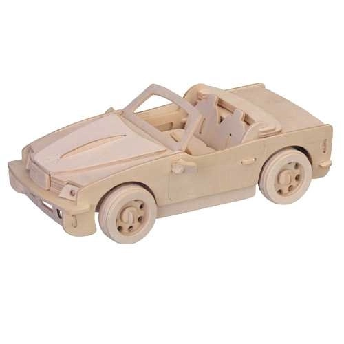 Woodcraft Lesena 3D sestavljanka velika BMW