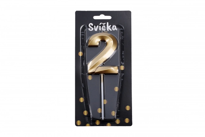 Zlata svečka za zabavo številka 2