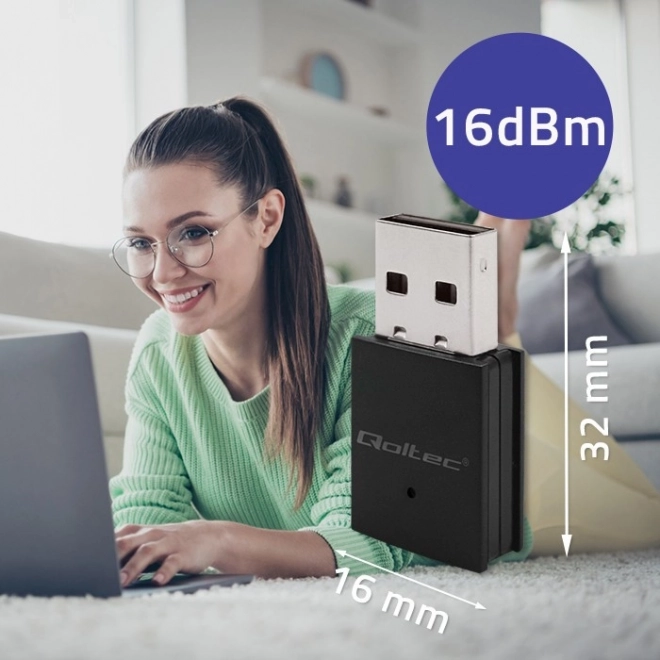 Brezžični mini adapter za Wi-Fi in Bluetooth 4.0 USB