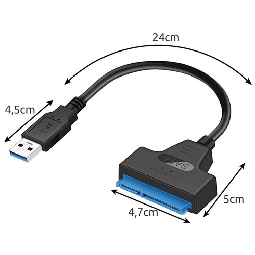Adapter USB na SATA 3.0 Izoxis 23603