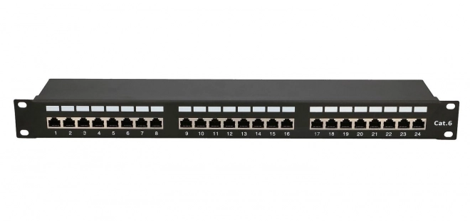 Patch panel 24 portov Cat.6 STP