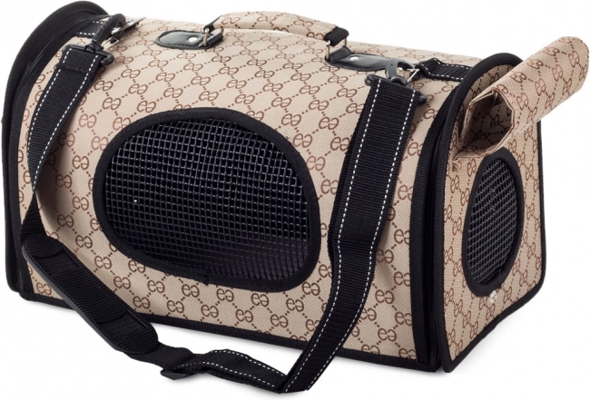 Tekstilna transportna torba za pse in mačke 40,5 × 23,5 × 22,5 cm