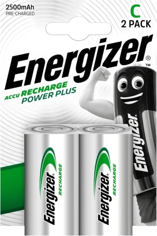 Polnilne baterije D LR20 2500 mAh, 2 kosa, blister