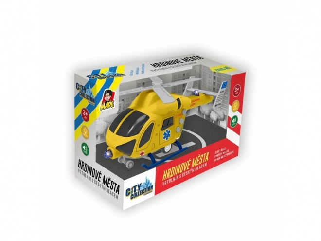 Reševalni helikopter s svetlobnimi in zvočnimi funkcijami