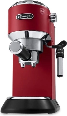Ročni espresso aparat rdeč