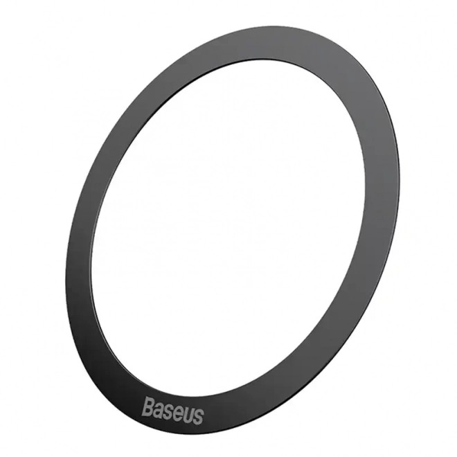 Baseus Halo magnetni obroček za telefone, MagSafe (črna)