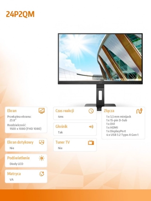Monitor AOC 24 palcev