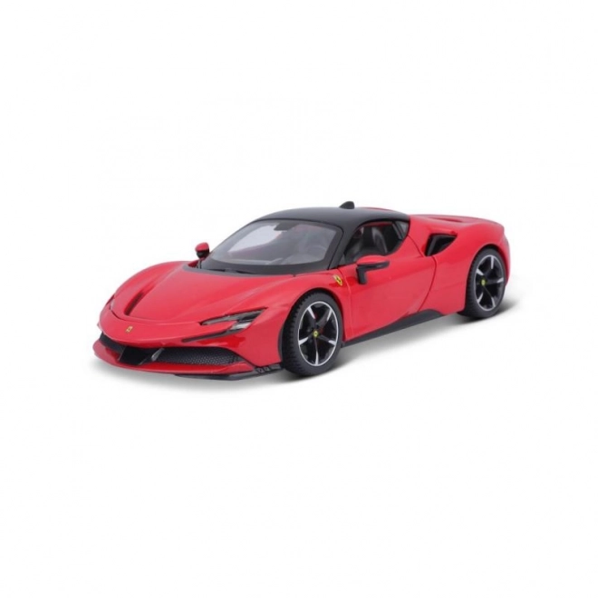 Bburago 1:24 Ferrari Top SF90 Stradale Rdeč