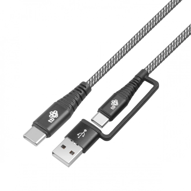 Kabel 2v1: USB-C in USB A z dolžino 1,2 m