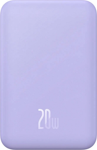 Magnetna mini powerbanka BASEUS 5000 mAh 20W vijolična