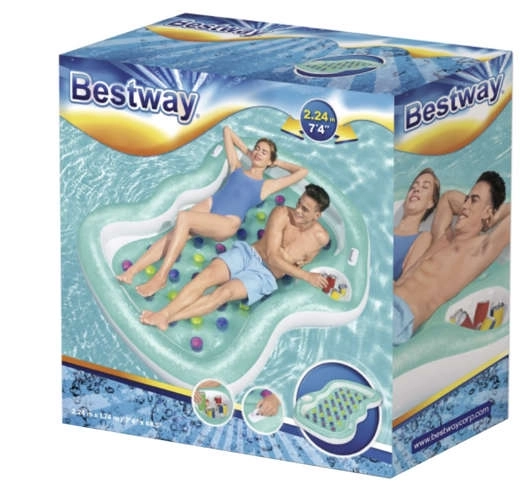 Dvojni napihljiv ležalnik - BESTWAY 43045