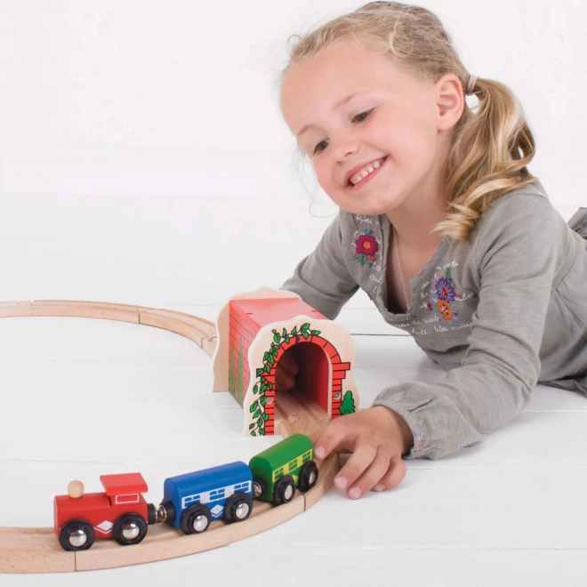 Bigjigs Rail Opečni železniški tunel