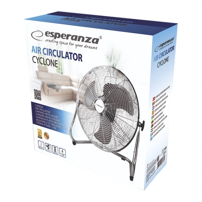 Ventilator Esperanza Cyclone EHF006 srebrn