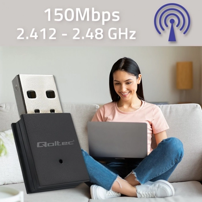 Brezžični mini adapter za Wi-Fi in Bluetooth 4.0 USB