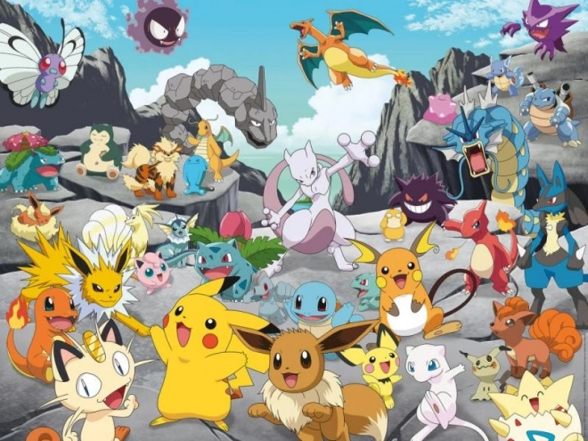 Puzzle 2D 1500 kosov Pokémon Classic