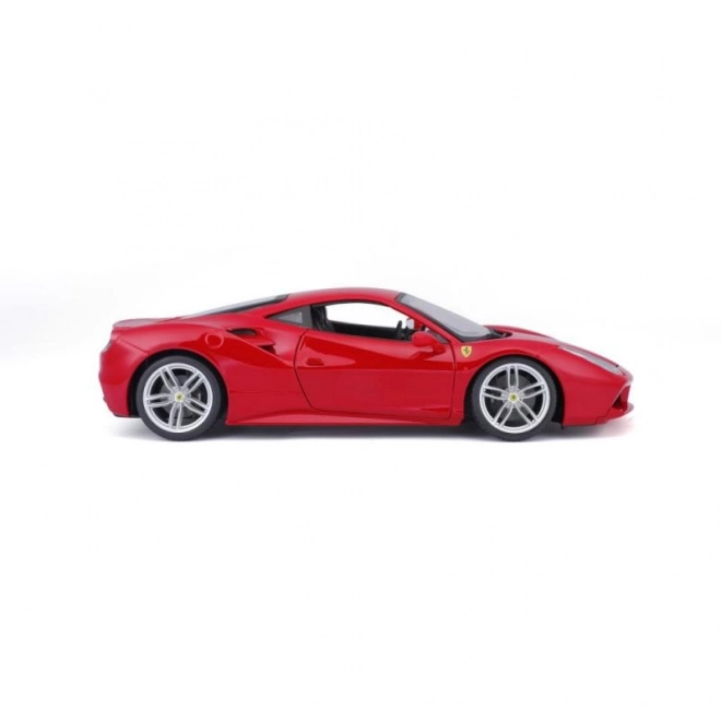 Kovinski avto Ferrari 488 GTB rdeč