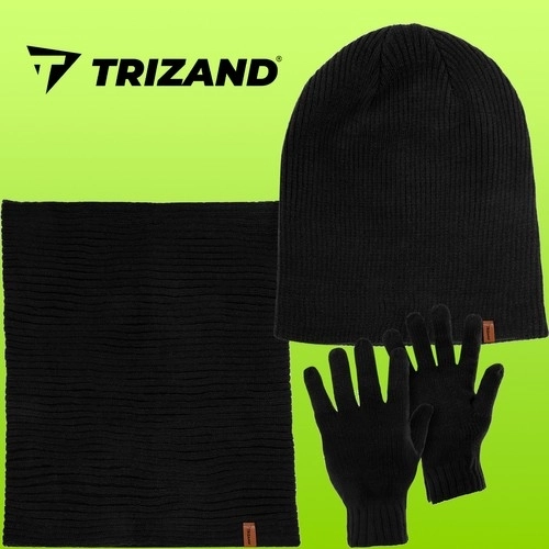 Zimski set kapa, šal in rokavice Trizand