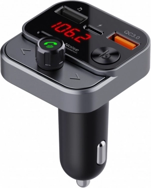 FM oddajnik za avto z Bluetooth, USB in hitrim polnjenjem QC3.0