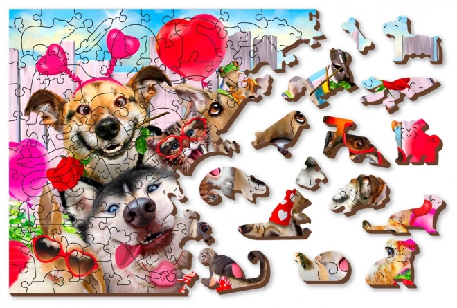 Leseni puzzle Čas za zabavo 600 kosov