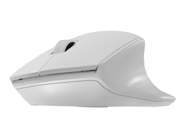 Brezžična miška Siskin 2 1600 DPI Bluetooth 5.0 + 2,4GHz – Bela