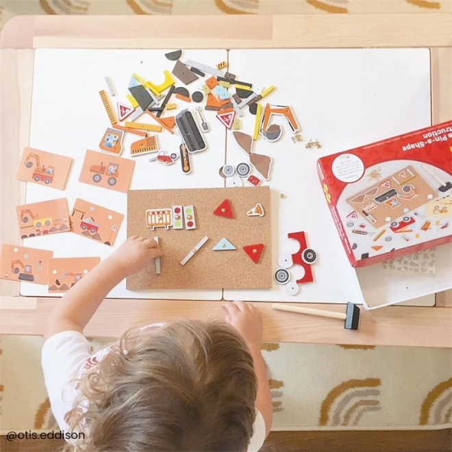 Bigjigs Toys ustvarjalna zabijalna igra prevoz