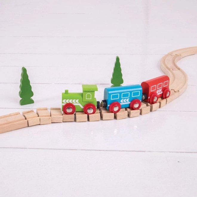 Bigjigs Rail Prilagodljiva proga - 2 kosa