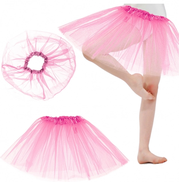 Tylno tutu krilo za otroke – Rožnata