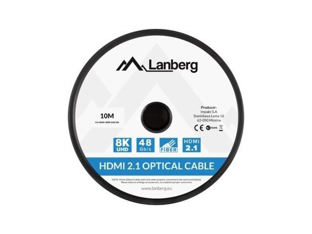 HDMI kabel M/M v2. 10M 8k optični AOC