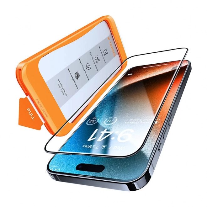 Kaljeno steklo Torras za iPhone 15 - InstaII Master