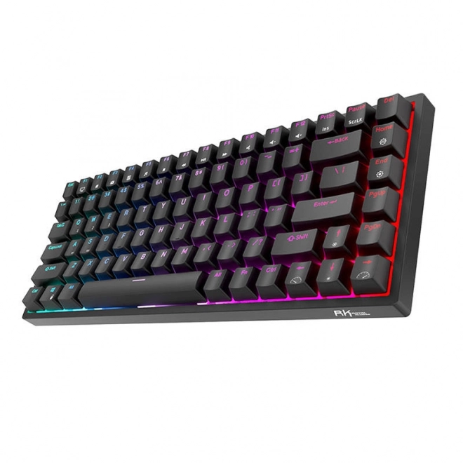Brezžična mehanska tipkovnica Royal Kludge RK84 z RGB osvetlitvijo in rdečimi stikali