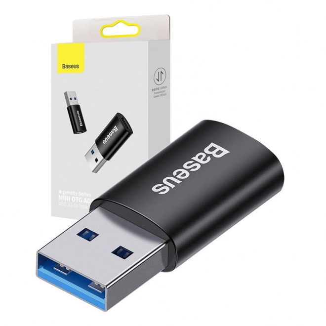 Adapter Baseus USB-A na USB-C – Črna