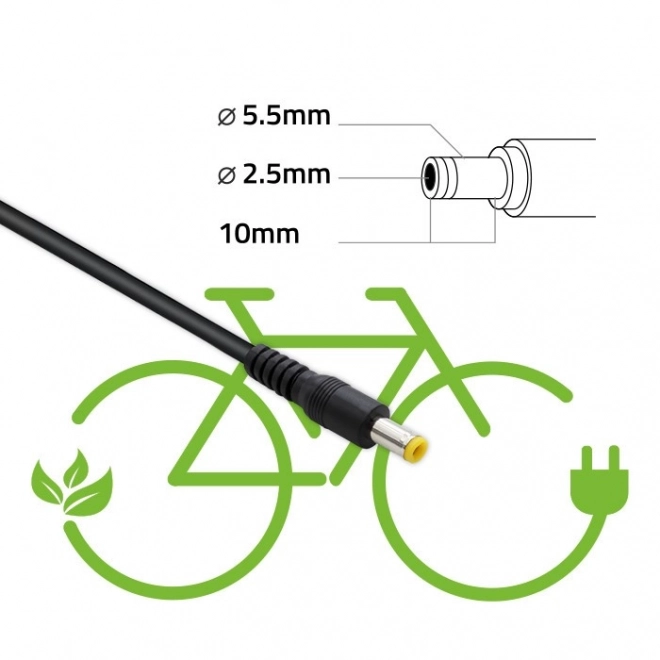 Polnilec za baterije za električna kolesa 36V | 42V | 2A | 5,5*2,5