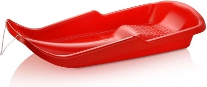 Plastične sani Simple 80 × 39 cm – Rdeče