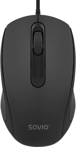 žična optična miška Savio 1200 DPI z USB priključkom