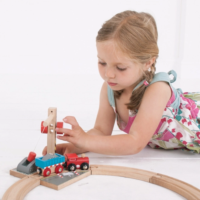 Bigjigs Rail Žerjav s prodnikom