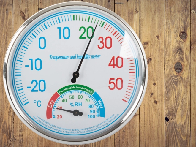 Analogni sobni higrometer s termometrom
