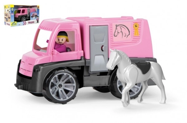 Auto Truxx prevoz konjev s figurami plast 26cm v škatli 39x22x16cm 24m+