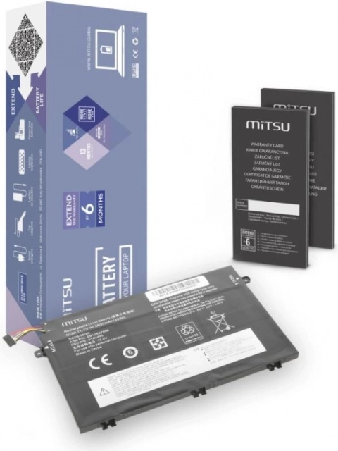 Baterija za Lenovo ThinkPad E480, E580 3600 mAh 11.1V