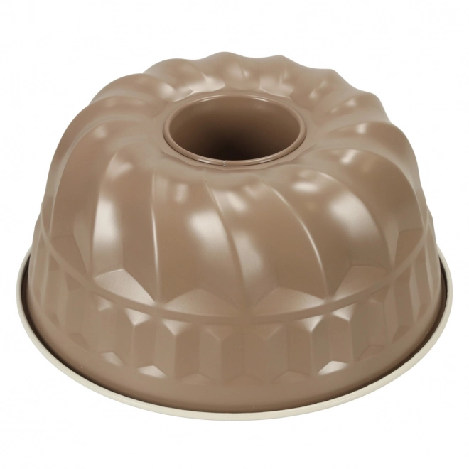 Okrogla oblika za torte z rokavom za peko muffinov 22 cm rjava