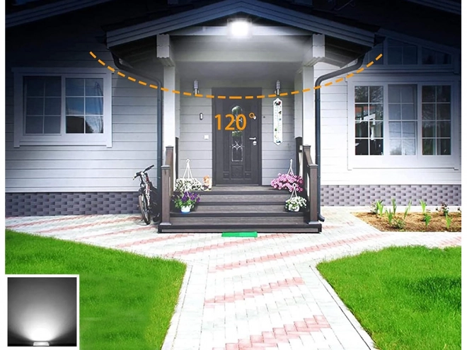 Zunanji LED halogenski reflektor 10W 6000K vodotesen