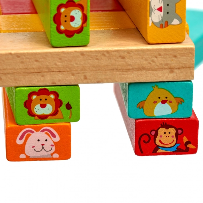 Lucy & Leo „Ugani, kdo“ - otroška lesena igra Jenga