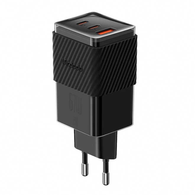 Polnilec GaN 65W Mcdodo z 2x USB-C in USB-A