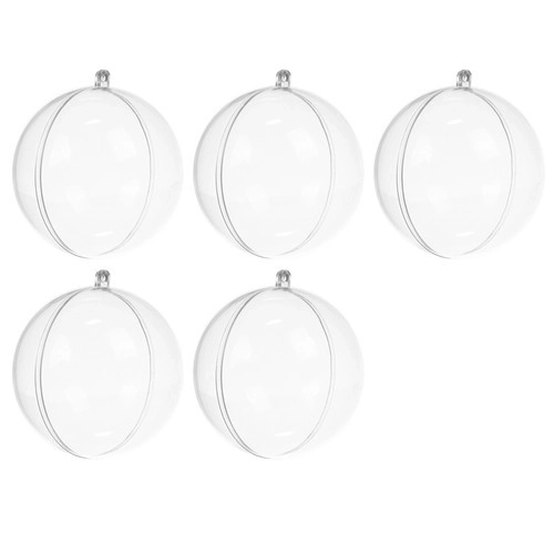 Prozorne okraske 10 cm - set 5 kosov Ruhhy 22276
