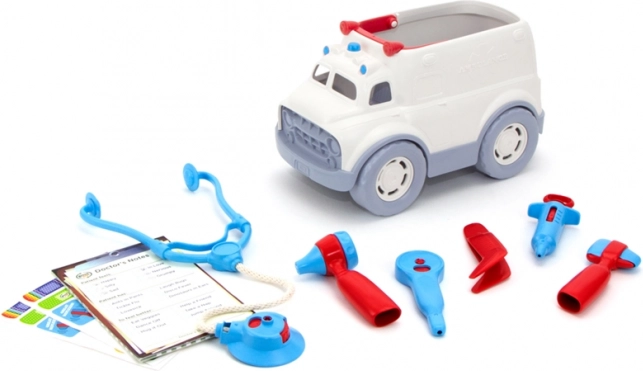 Green Toys reševalno vozilo z zdravniško opremo
