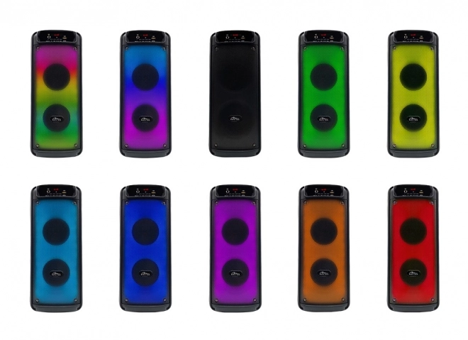Zvočnik FLAMEBOX UP MT3177 Bluetooth 5.0/FM/MP3/MicroSD/USB/RGB/RMS 14W/PMPO 600W