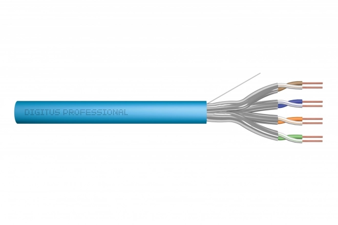 Telekomunikacijski inštalacijski kabel kat.6A U/FTP LSOH 100m moder