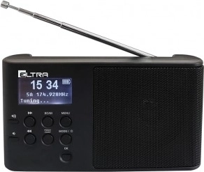 Prenosni radio ULA DAB+ črn