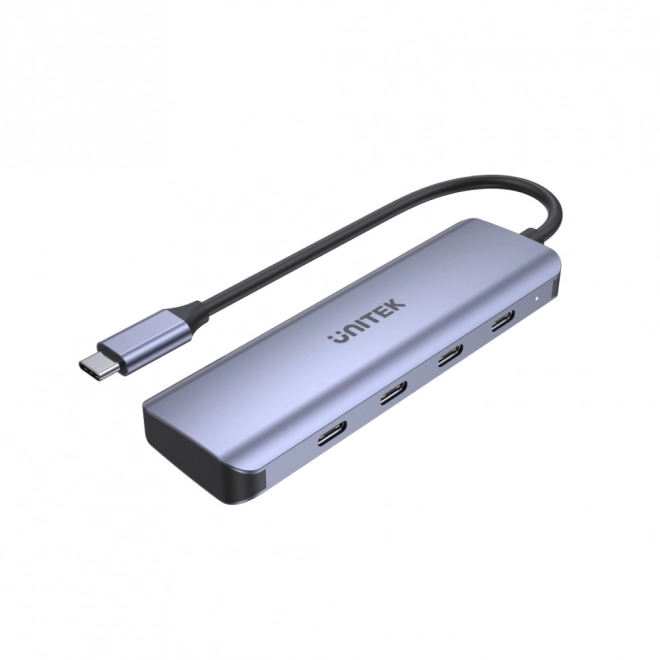 USB-C Razdelilnik 4v1 Unitek Space Grey