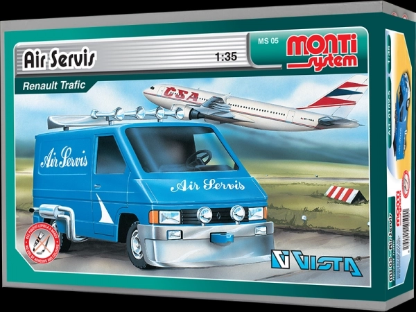 Komplet Monti System MS 05 Air Servis Renault Trafic 1:35 v škatli 22x15x6cm